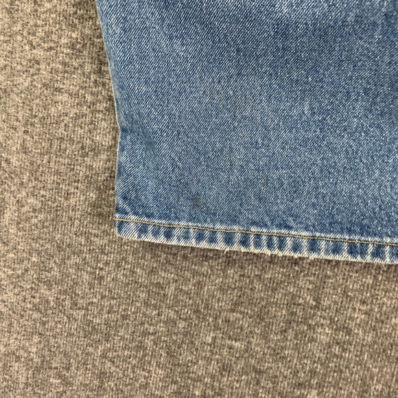 Vintage Tommy Hilfiger Jeans Men 34x30 Baggy Wide Leg Y2K Spellout Hip Hop - Picture 13 of 15